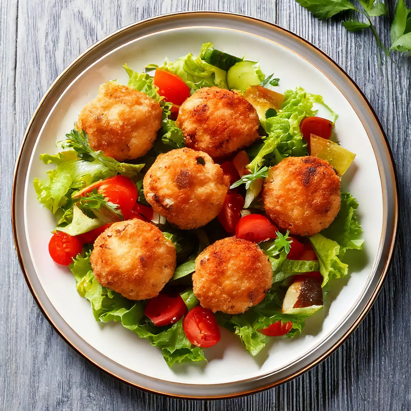 Polpette di pollo al limone